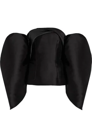 E.stott Chandra Off-The-Shoulder Satin-Twill Top - - UK 8 - Moda Operandi