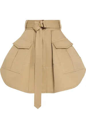 ZIMMERMANN Illuminate Cotton Cargo Mini Skirt - - 0 - Moda Operandi