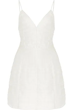 More Noir Mona Ruched Cotton-Silk Voile Mini Dress - - XS - Moda Operandi