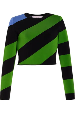 Carolina Herrera Striped Knit Sweater - - XS - Moda Operandi