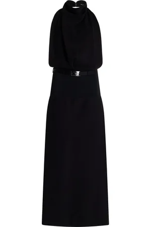 BRANDON MAXWELL The Larissa Backless Midi Dress - - US 4 - Moda Operandi