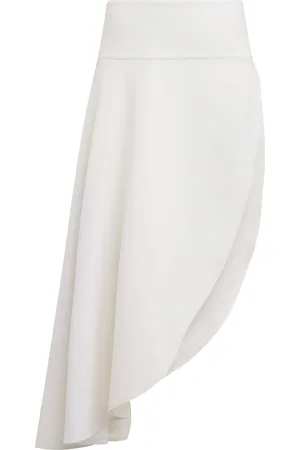 Alaïa Curved Asymmetric Stretch-Cady Skirt - - FR 36 - Moda Operandi