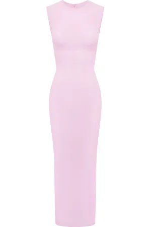 ALEX PERRY Sleeveless Power Mesh Midi Dress - - UK 10 - Moda Operandi