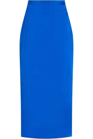 Alejandra Alonso Rojas Silk Midi Pencil Skirt - - US 2 - Moda Operandi