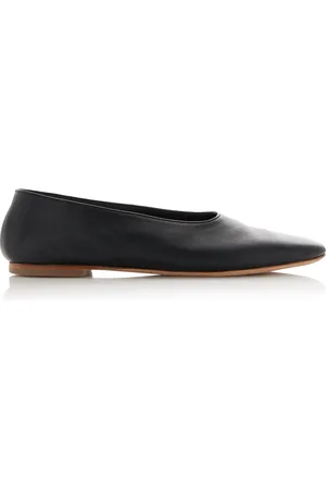 Staud Alba Leather Ballet Flats - - IT 36 - Moda Operandi