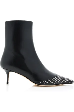 Aeyde Roe Mini Studded Leather Boots - - IT 36 - Moda Operandi