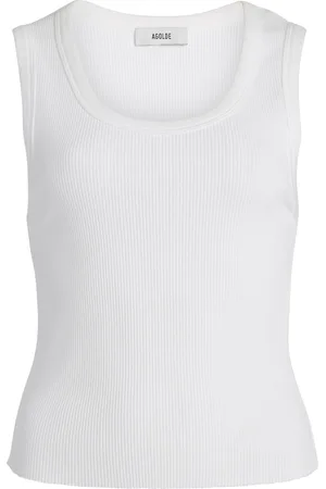 AGOLDE Poppy Shrunken Jersey Tank Top - - XS - Moda Operandi