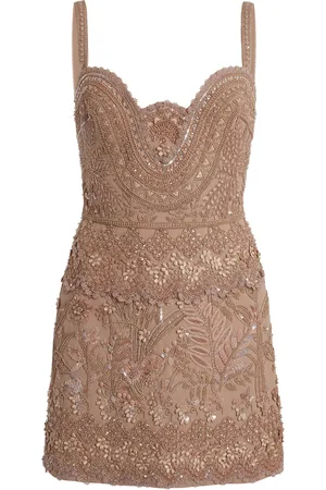 Elie saab Beaded Mini Dress - - FR 34 - Moda Operandi