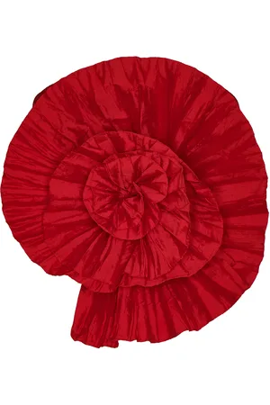 Andres Otalora No Me Olvides Pleated Taffeta Strapless Top - - US 4 - Moda Operandi