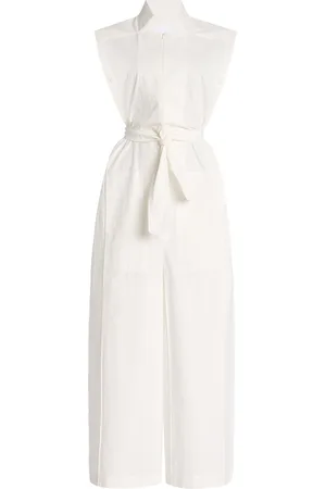 BEVZA Square Cotton Jumpsuit - - XS - Moda Operandi