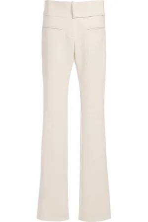 Courrèges Flared Crepe Pants - - FR 40 - Moda Operandi