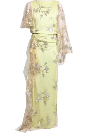 Erdem Draped Floral Gown - - UK 12 - Moda Operandi