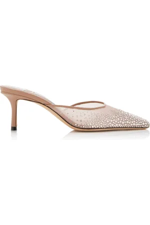 Jimmy Choo Vivi Crystal-Mesh Mules - - IT 36 - Moda Operandi