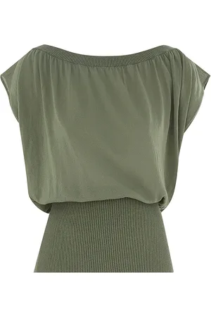 ZIMMERMANN Illuminate Draped Gauze-Knit Top - - 1 - Moda Operandi