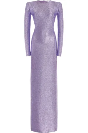 Oscar de la Renta Stretch-Lamé Gown - - US 4 - Moda Operandi