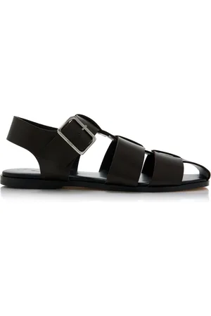 Aeyde Whit Leather Fisherman Sandals - - IT 36 - Moda Operandi