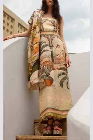 JOHANNA ORTIZ Cartagening Tasseled Linen Midi Dress - - US 4 - Moda Operandi