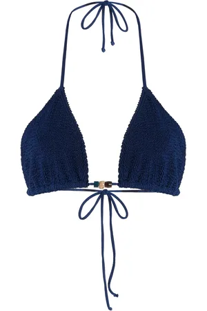 Bond Eye Ingrid Beaded Triangle Bikini Top - - OS - Moda Operandi