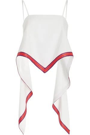 Rosie Assoulin Bandana Cotton Top - - US 4 - Moda Operandi