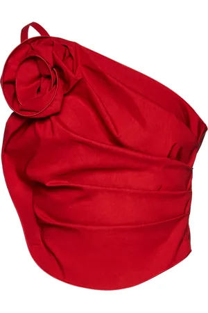 MAGDA BUTRYM Single-Shoulder Pleated Top - - FR 36 - Moda Operandi