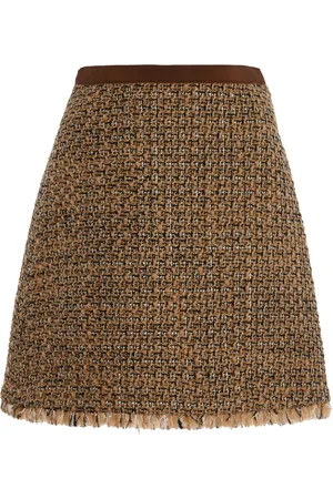 VALENTINO GARAVANI Wool-Blend Tweed Skirt - - IT 40 - Moda Operandi