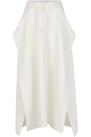 Heirlome Jacinta Draped Wool-Silk Maxi Skirt - - US 0 - Moda Operandi