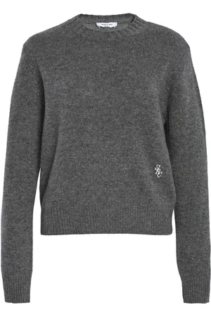 Sporty & Rich Cashmere-Wool Sweater - - XS - Moda Operandi