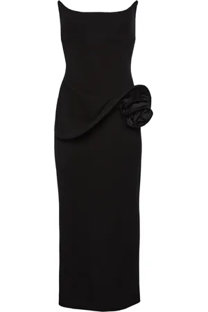 MAGDA BUTRYM Rosette-Detailed Strapless Midi Dress - - FR 36 - Moda Operandi