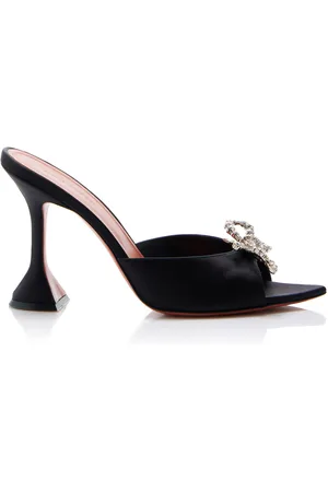 Amina Muaddi Rosie Satin Sandals - - IT 37 - Moda Operandi