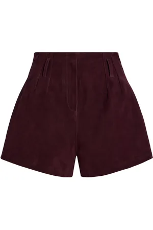The Frankie Shop Lise Suede Shorts - - XS - Moda Operandi