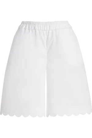 THE GARMENT Cyprus Embroidered Organic Cotton Shorts - - UK 6 - Moda Operandi