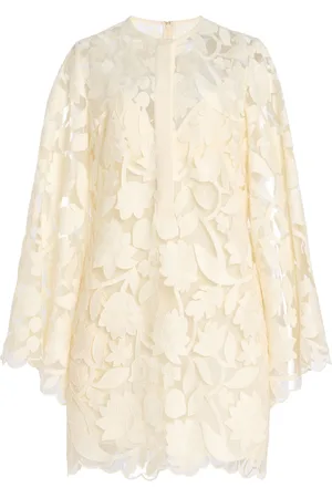 Elie saab Embroidered Tulle Mini Dress - - FR 36 - Moda Operandi