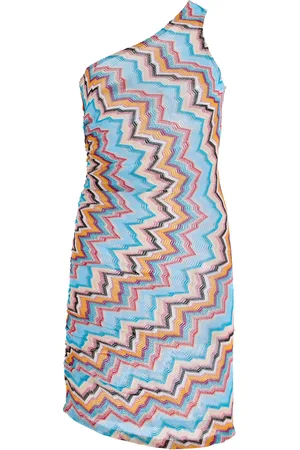 Missoni Knit One-Shoulder Mini Dress - - IT 42 - Moda Operandi