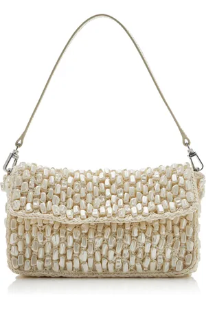 Staud Timmy Shell-Detailed Crocheted Bag - - OS - Moda Operandi