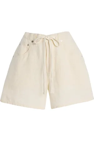 Citizens of Humanity Brynn Linen Drawstring Shorts - - 25 - Moda Operandi