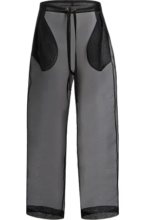 Khaite Trenton Organza Drawstring Pants - - XS - Moda Operandi