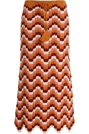 Escvdo Exclusive Rivieria Safi Cotton Maxi Skirt - - S - Moda Operandi