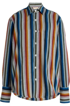 Marrakshi Life The French Cuff Striped Cotton Shirt - - 00/0 - Moda Operandi