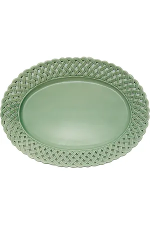 Moda Domus Hopenwork Creamware Serving Tray - - Moda Operandi