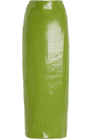 Oscar de la Renta Sequined Jersey Maxi Skirt - - US 0 - Moda Operandi