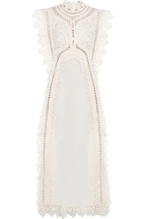 ZIMMERMANN Illuminate Cornelli Linen-Silk Maxi Dress - - 1 - Moda Operandi
