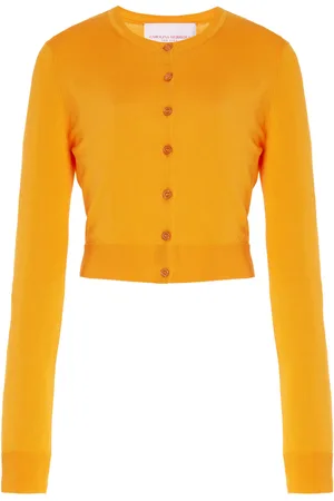 Carolina Herrera Cropped Silk-Cotton Cardigan - - XS - Moda Operandi