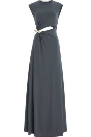 CHRISTOPHER ESBER Concave Stone Cutout Maxi Dress - - AU 6 - Moda Operandi