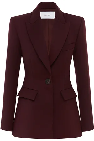 ALEX PERRY Fitted Wool Blazer - - UK 8 - Moda Operandi