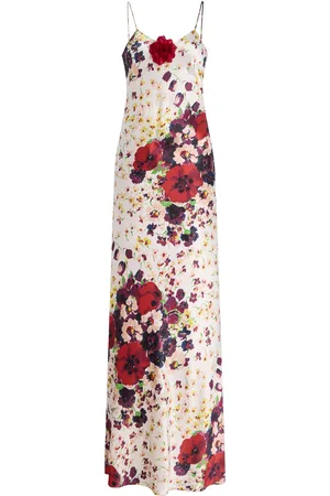 RODARTE Exclusive Riviera Lace-Detailed Silk Dress - - US 0 - Moda Operandi