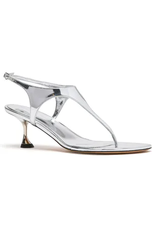 Proenza Schouler Tee Vegan Leather Thong Sandals - - IT 37 - Moda Operandi