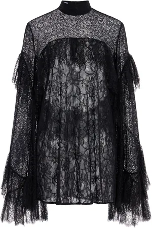 FRANCOISE Exclusive Carine Ruffled Lace Top - - FR 34 - Moda Operandi