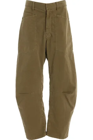 NILI LOTAN Shon Mid-Rise Stretch-Cotton Twill Pants - - US 6 - Moda Operandi