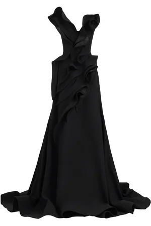 MATICEVSKI Ironwarks Ruffled Crepe Gown - - AU 6 - Moda Operandi