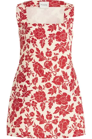 POSSE Alice Linen Mini Dress - - XXS - Moda Operandi